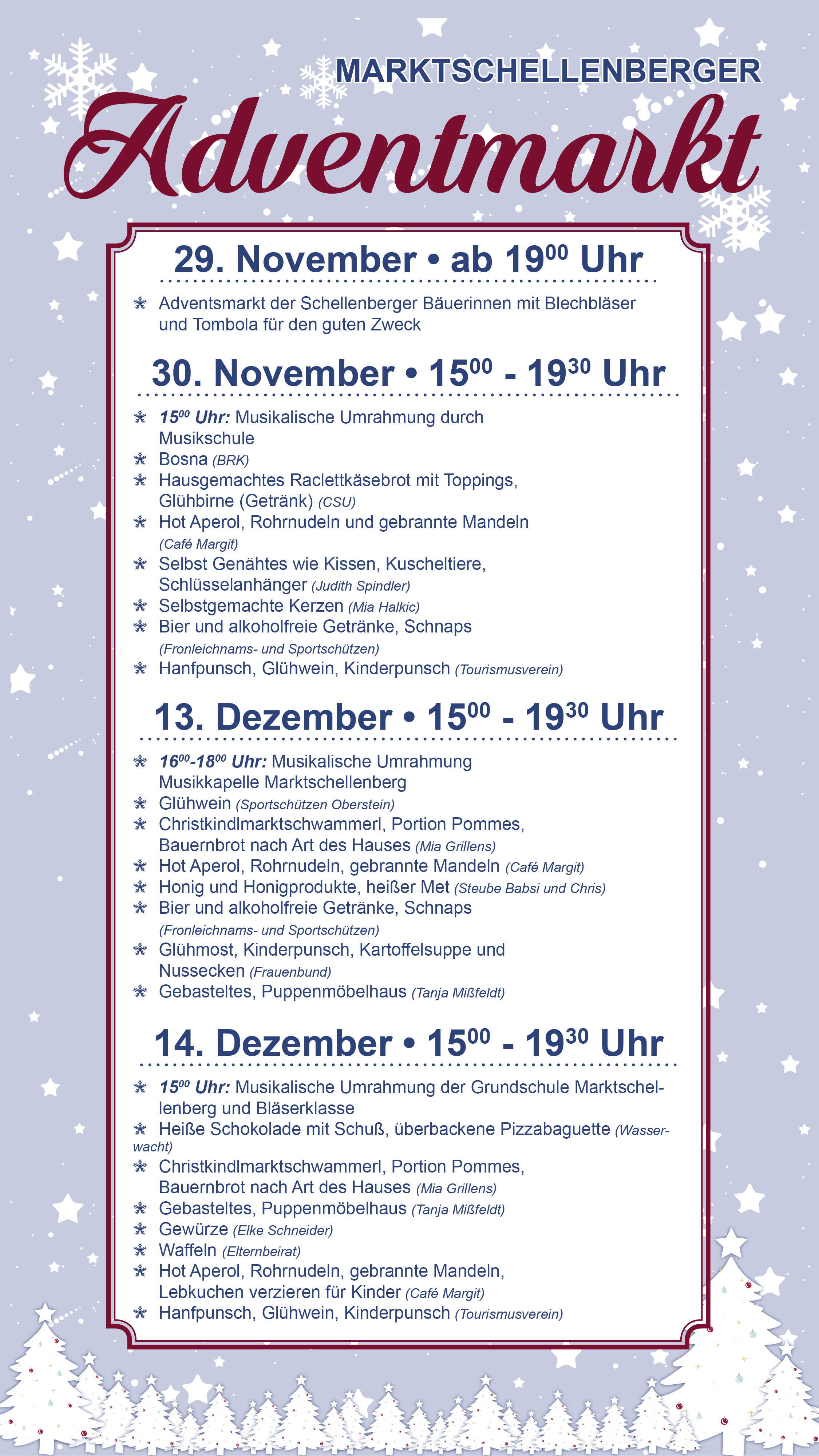 Adventsplakat Adventsplakat