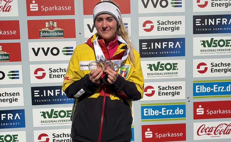 Marie Angerer Siegerehrung