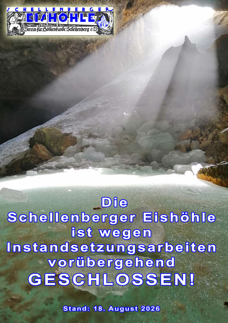 Eishöhle geschlossen
