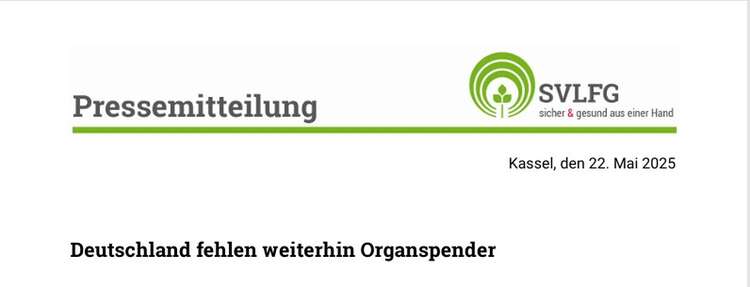 Organspender gesucht