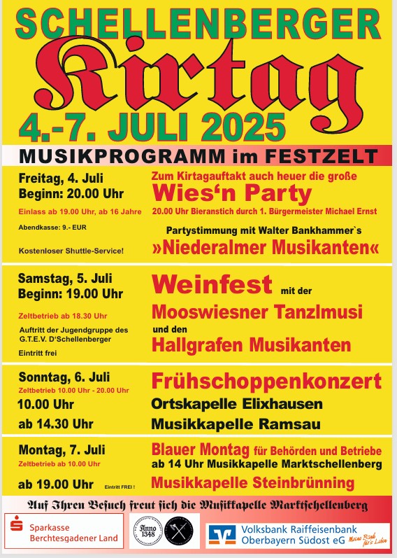 Plakat Kirtag 2025 Plakat Kirtag 2025